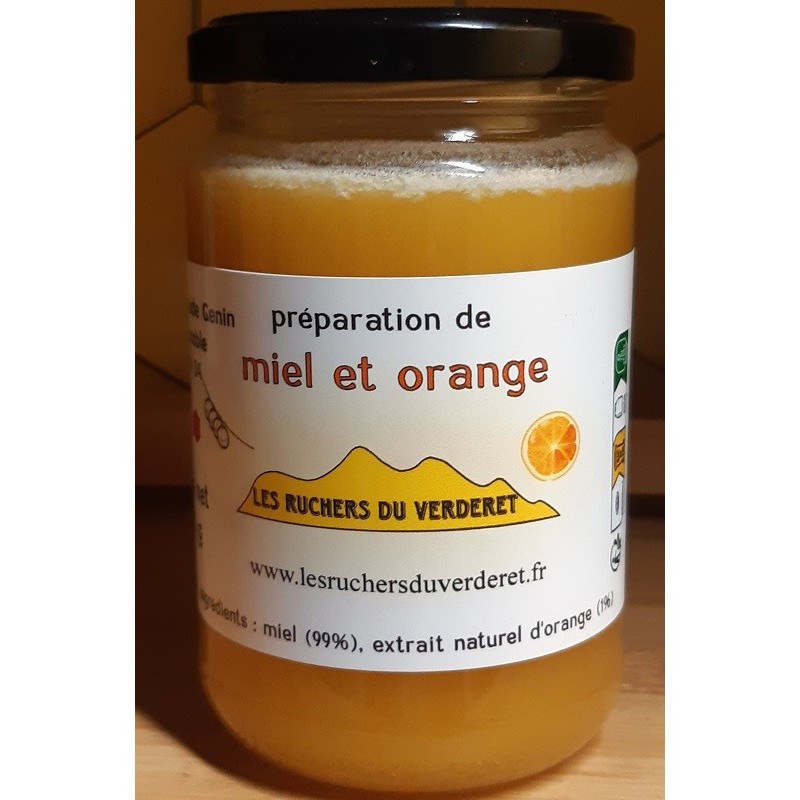 préparation miel et orange