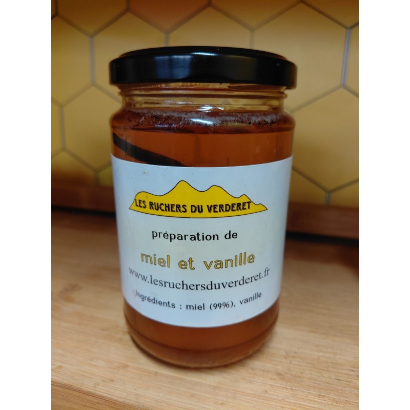 préparation miel et vanille
