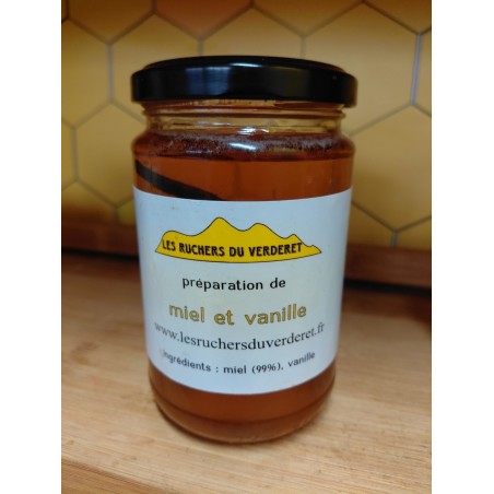 préparation miel et vanille