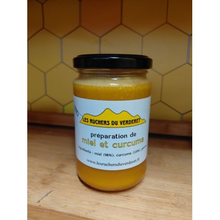 préparation miel et curcuma