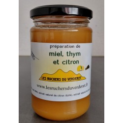 préparation miel thym citron